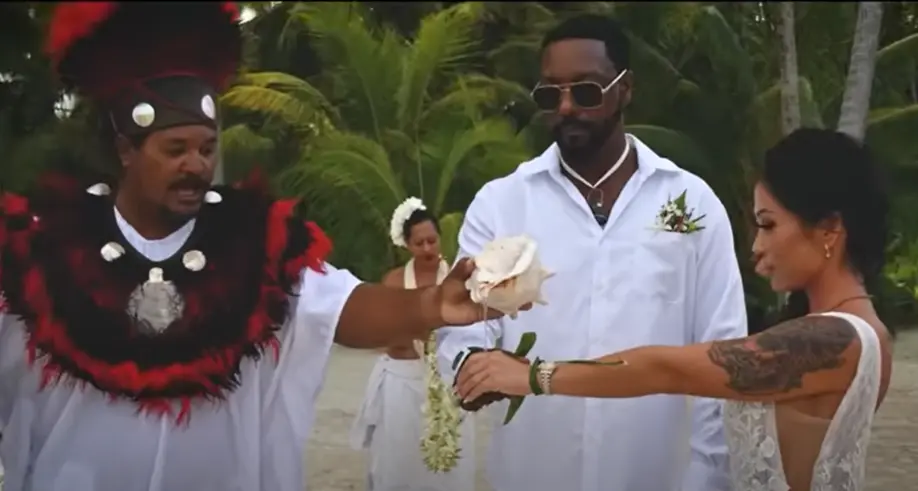 Billy Carson with wife